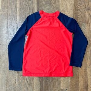 primary - Kids long sleeve baseball rash guard size 4-5